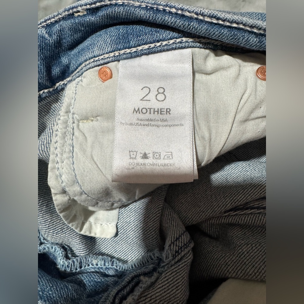 MOTHER The Rascal Skimp Women's Jeans - Light Blue - Picture 2 of 9